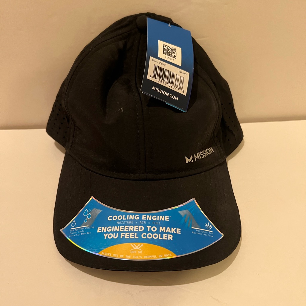 Brand New Black Mission Baseball Cooling Hat Brand New Black Mission Baseball Cooling Hat